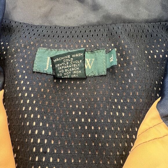 Vintage JCrew OAR Reflective Raincoat Size Xl Yellow - Picture 6 of 12